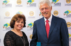 Diva Gesualdi e Bill Clinton